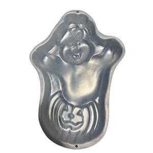 Wilton Cake Pan Ghost Halloween Haunted Pumpkin 1998 2105-3070 Baking Holiday